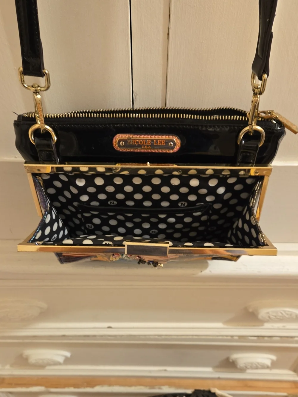 Nicole Lee Graphic Shoulder Bag